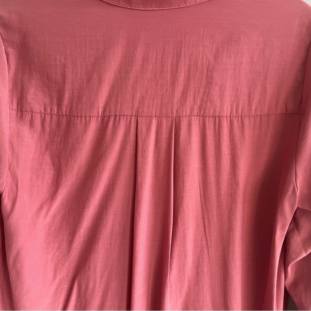 Soft Surroundings Women's Asymmetrical Tunic Dusty Rose Colored Size Medium - Picture 2 of 9